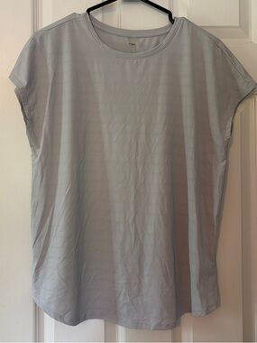Hyba Relaxed Short Sleeve Tee - Light Blue